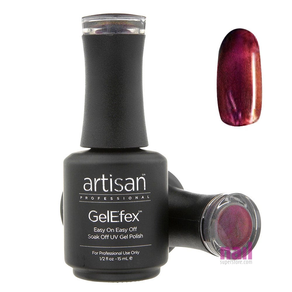 Artisan GelEfex Magnetic Cat Eye Gel Nail Polish | Pink Canyon - 0.5 oz 128576 - The Nail Superstore