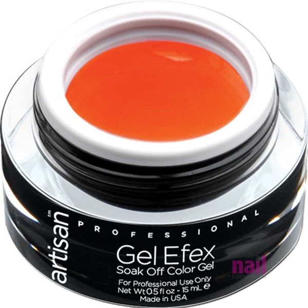 Artisan Soak Off Gel Nail Polish | Hot Orange - 0.5 oz 129107 - The Nail Superstore