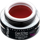 Alt Tag: Artisan Soak Off Gel Nail Polish | Brick - 0.5 oz jar, brick red soak-off color gel for professional salon manicures, Gel Efex