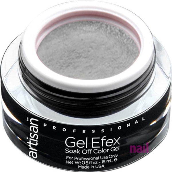Artisan Soak Off Gel Nail Polish | Metal Silver - 0.5 oz 129132 - The Nail Superstore
