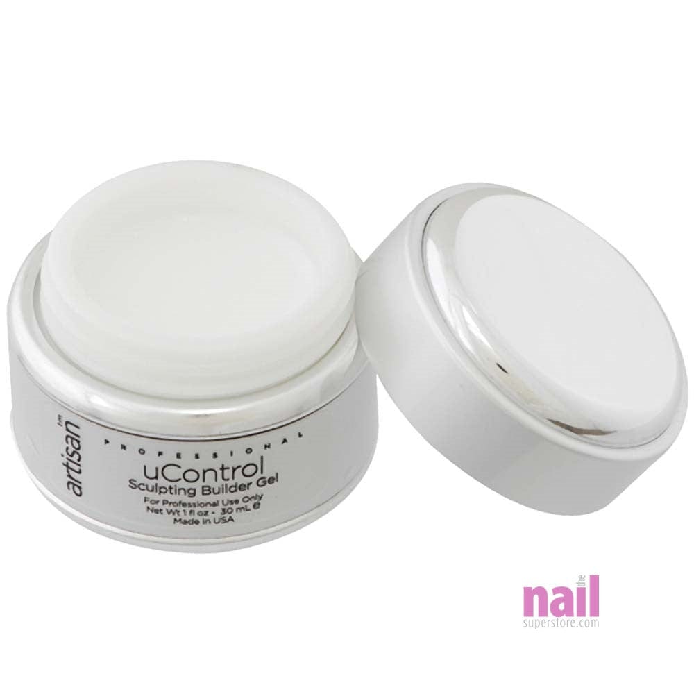 Artisan uControl Builder Gel | Ultra White for Stunning French Manicure - 1 oz 129146 - The Nail Superstore