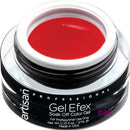 Alt Tag: Artisan Soak Off Gel Nail Polish | Hot Fire - 0.25 oz bright red soak-off color gel in jar, pro salon no-chip shine up to 2 weeks