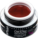 Alt Tag: Artisan Soak Off Gel Nail Polish | Bronze - 0.25 oz Gel Efex professional soak off color gel jar, bronze shade, one-coat coverage, 2-week shine