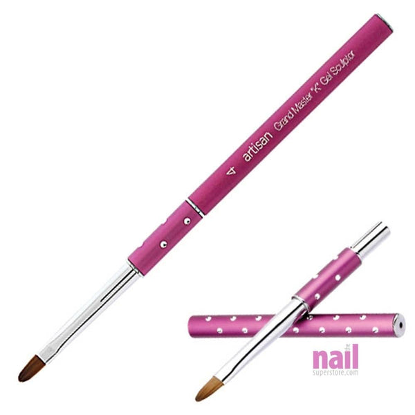 Artisan Gel Nail Brush | GrandMaster Kolinsky Series - Size #4 - Each 129300 - The Nail Superstore