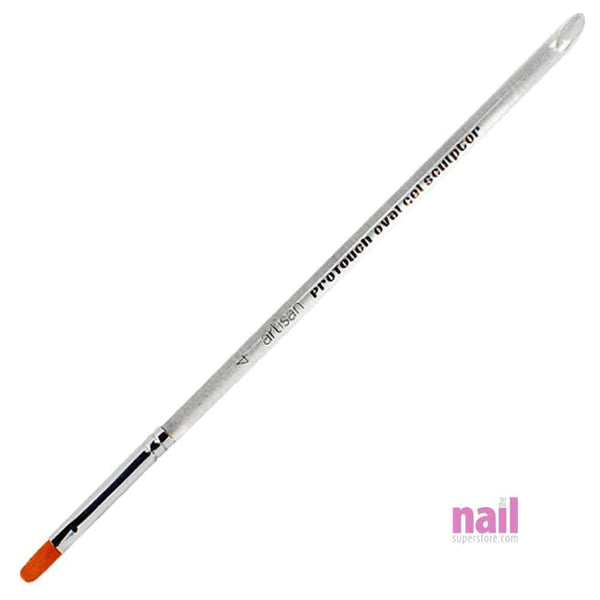 Artisan Gel Nail Brush | ProTouch Oval Sculptor Brush #4 - Each 129306 - The Nail Superstore