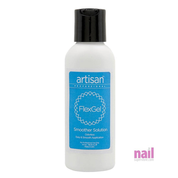 Artisan FlexGel Smoother Solution | For Fast, Easy & Smooth Sculpting Application - 4 fl oz 129512 - The Nail Superstore