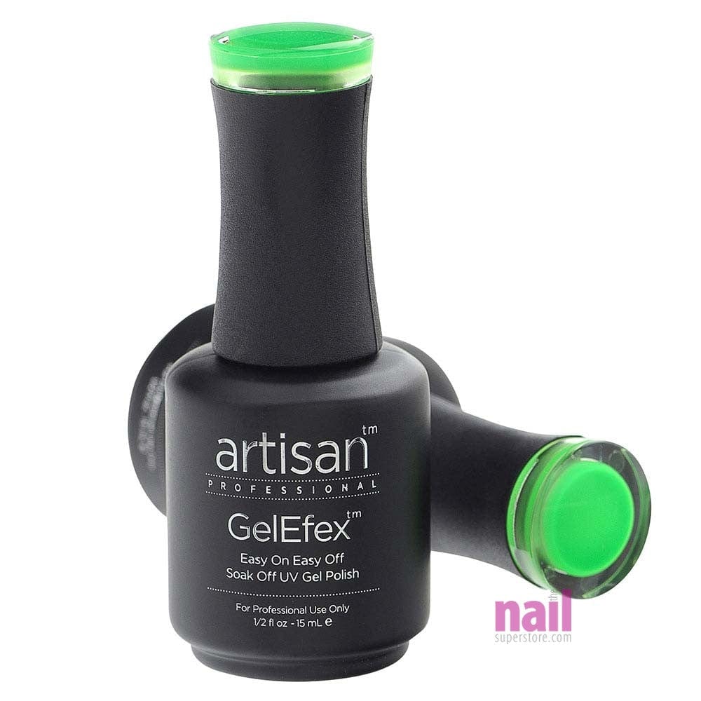 Artisan GelEfex Gel Nail Polish | Advanced Formula - Sour Green Apple - 0.5 oz 129809 - The Nail Superstore