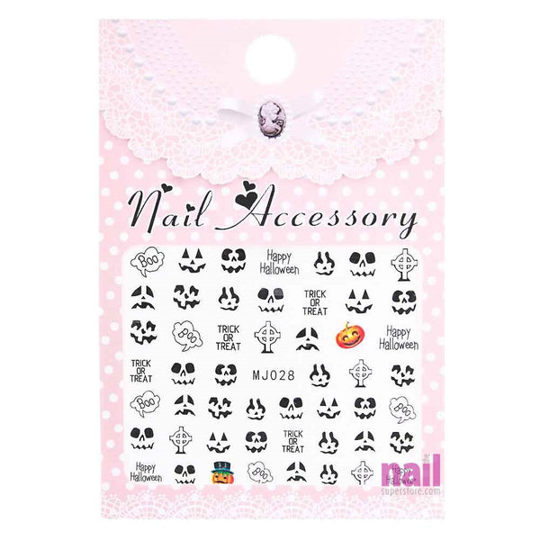Halloween Nail Art Sticker Decal | Pack #5 - Each