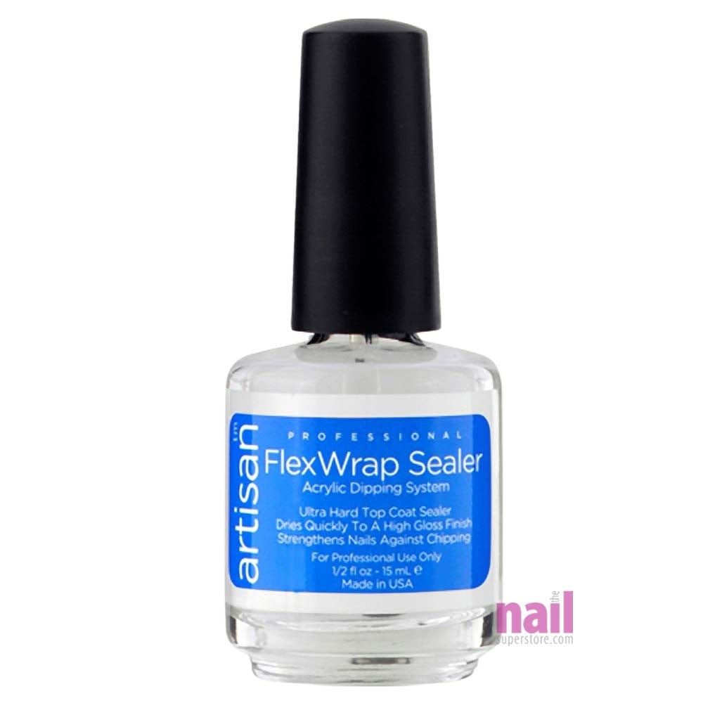 Artisan FlexWrap Glaze Sealer | Ultimate Chip-Free Sealant - 0.5 oz 139004 - The Nail Superstore