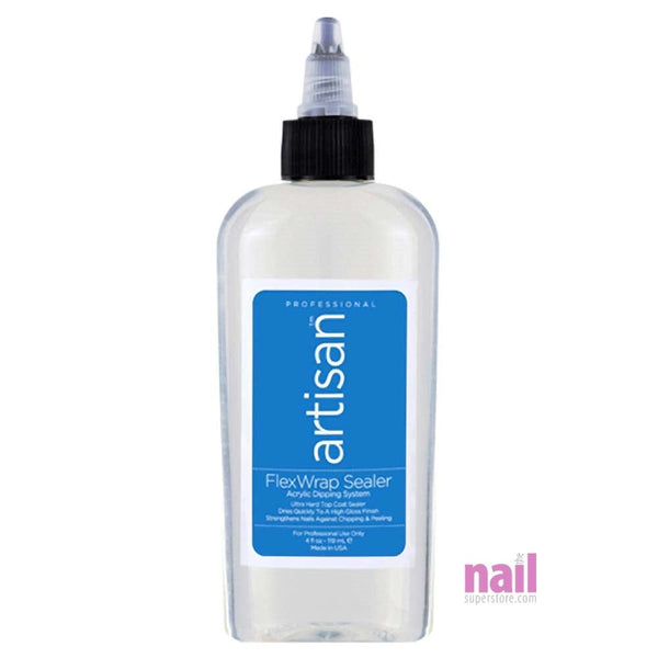 Artisan FlexWrap Glaze Sealer | Ultimate Chip-Free Sealant - Refill Size - 4 oz 139005 - The Nail Superstore