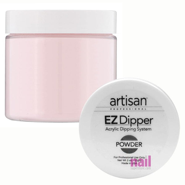 Artisan EZ Dipper Acrylic Nail Dipping Powder | Soft Pink - 2 oz 139028 - The Nail Superstore