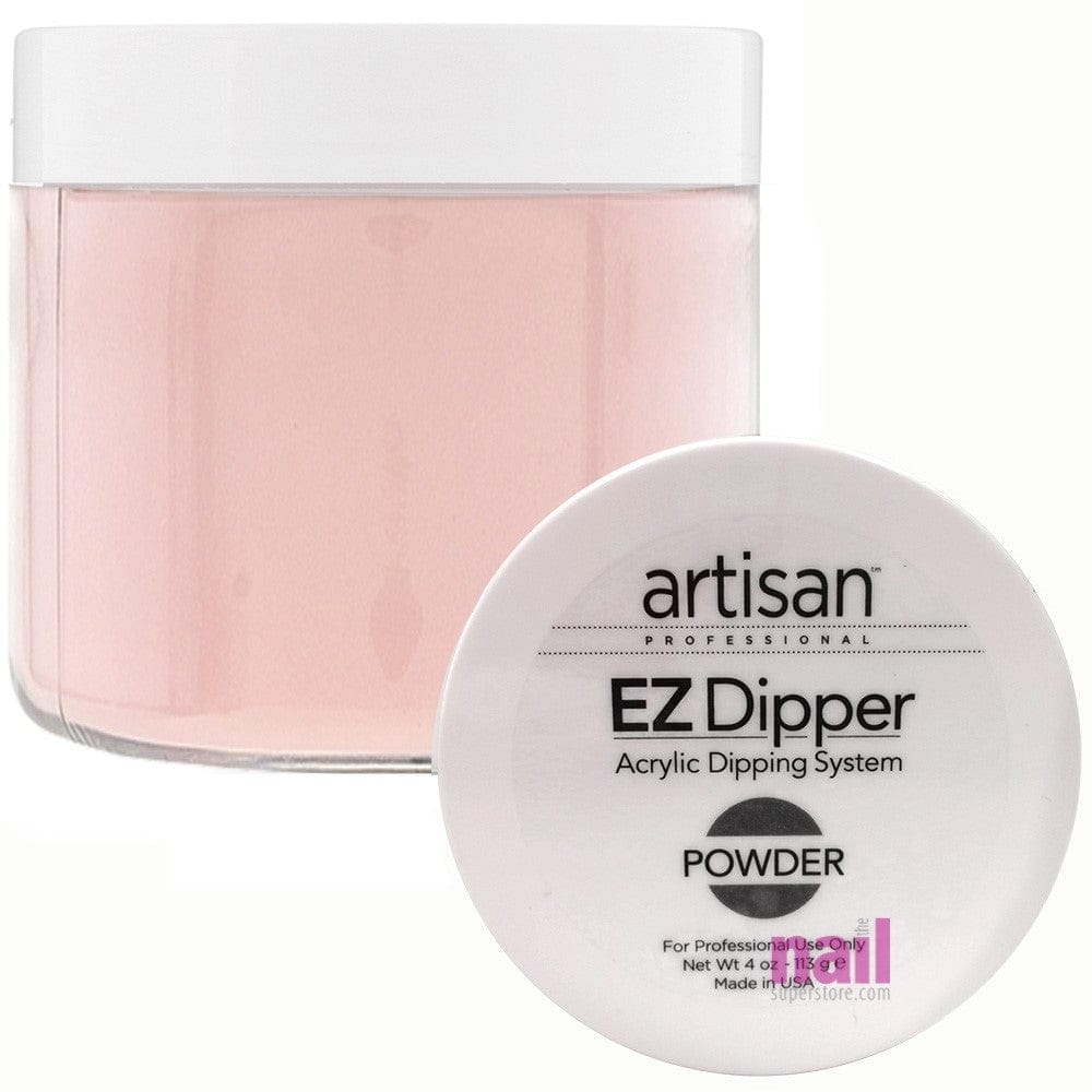 Artisan EZ Dipper Acrylic Nail Dipping Powder | Soft Pink – Refill Size - 4 oz 139033 - The Nail Superstore