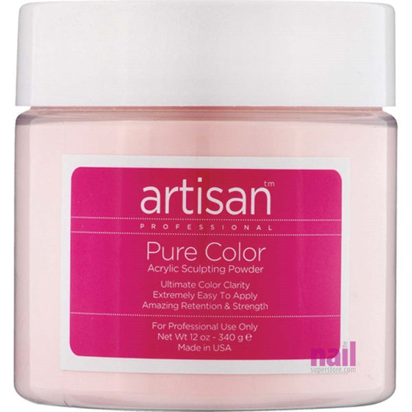Artisan Acrylic Nail Powder | Opaque Pink - Easy To Control - 12 oz