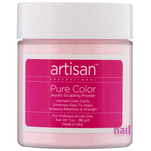 Artisan Acrylic Nail Powder | Brilliant Pink Color - Non Yellow Formula - 7 oz