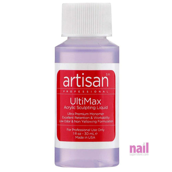 Artisan UltiMax Acrylic Nail Liquid | Low Odor - No MMA - 1 oz