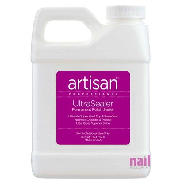 Artisan UltraSealer Super Hard Top Coat | No Chip & Non Yellowing Formula - 16 oz 229008 - The Nail Superstore