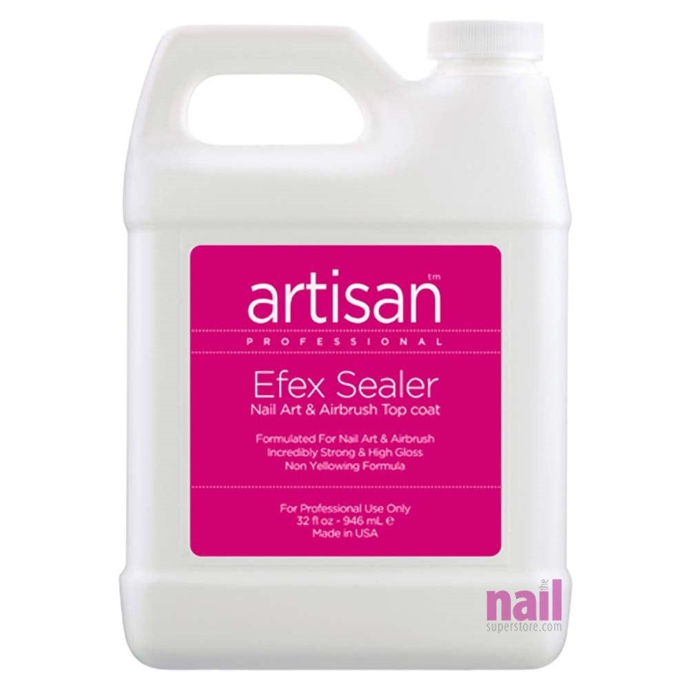Artisan Efex Sealer Nail Art & Airbrush Top Coat | Seals & Protects - 32 oz 229013 - The Nail Superstore