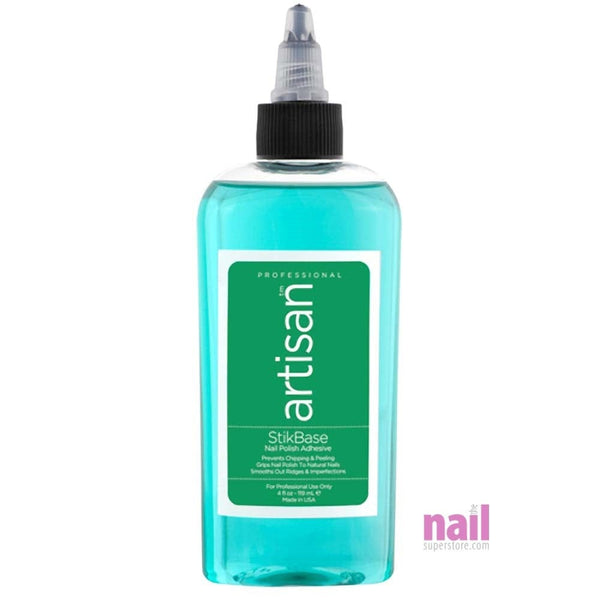 Artisan StikBase Nail Polish Adhesive | Strong Gripping Bond Between Natural Nails & Nail Polish - Refill Size - 4 oz 229027 - The Nail Superstore