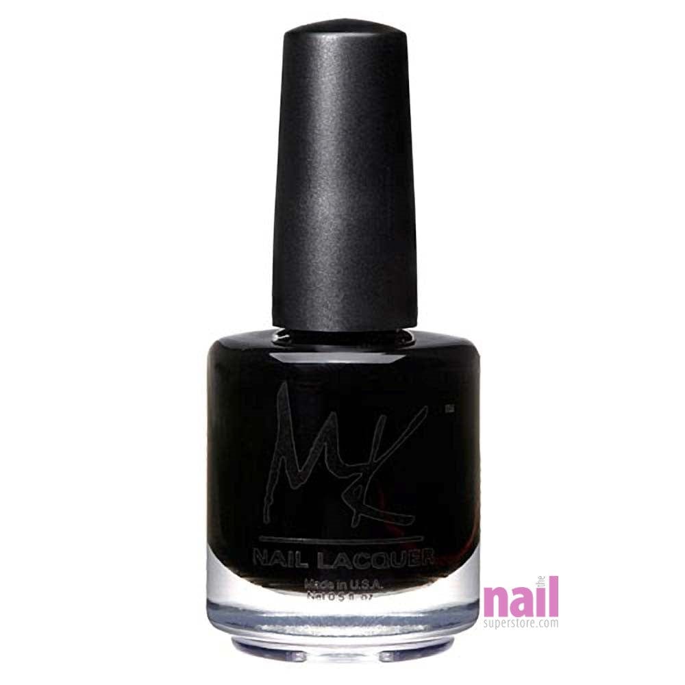 MK Nail Polish | Black Hole - 0.5 oz 260033 - The Nail Superstore