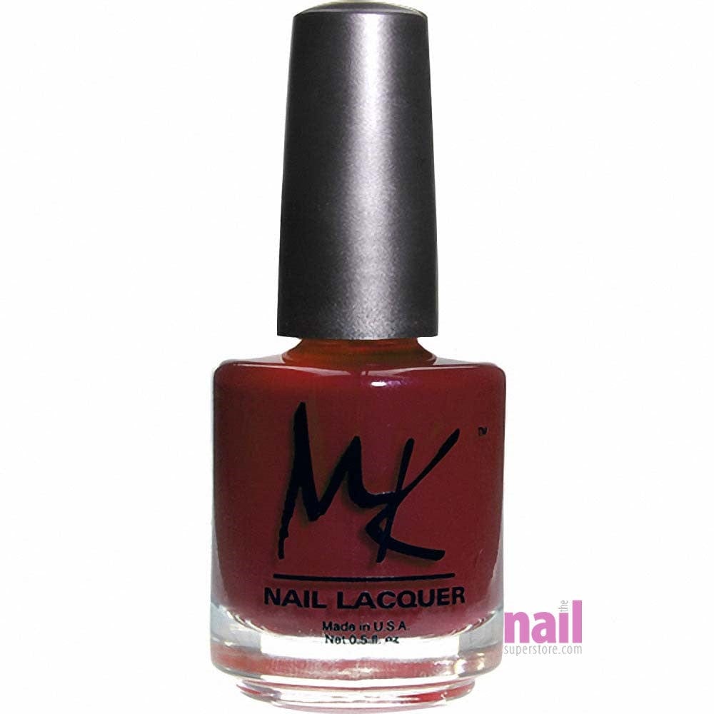 MK Nail Polish | Fierce Red Fury - 0.5 oz 260180 - The Nail Superstore