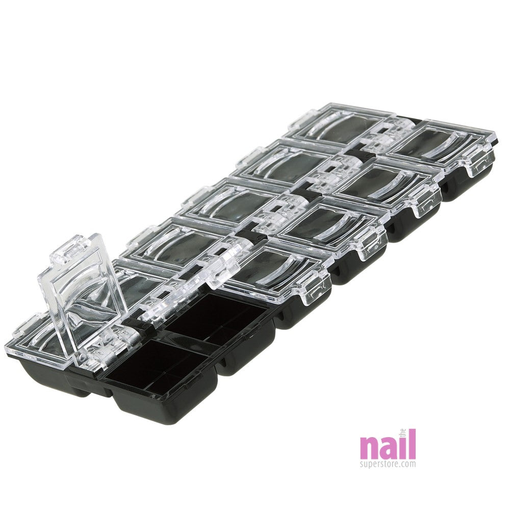 Professional Nail Art Organizer | 12-Slot Compartments - Each