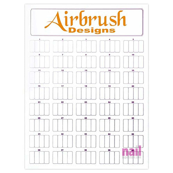 Airbrush Nail Art Wall Display Board | Showcase Your Work - Each