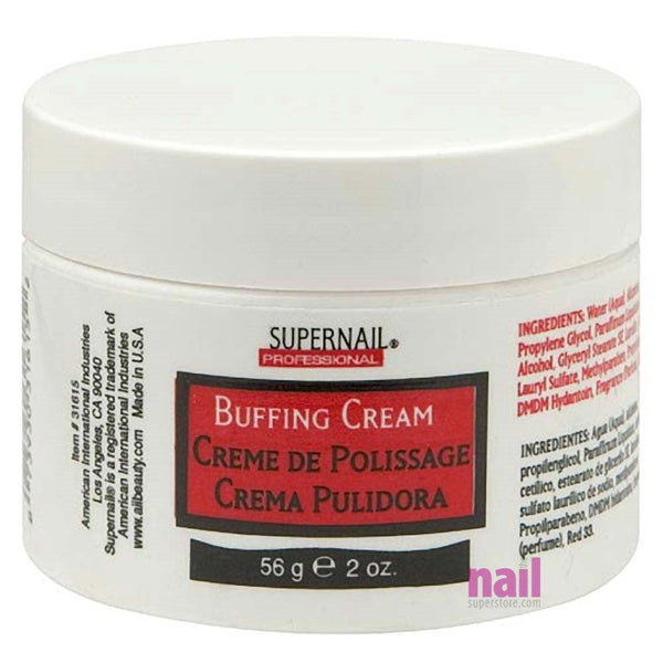 Manicure Buffing Cream | Brings Natural Shine to Natural Nails - 2 oz 310001 - The Nail Superstore