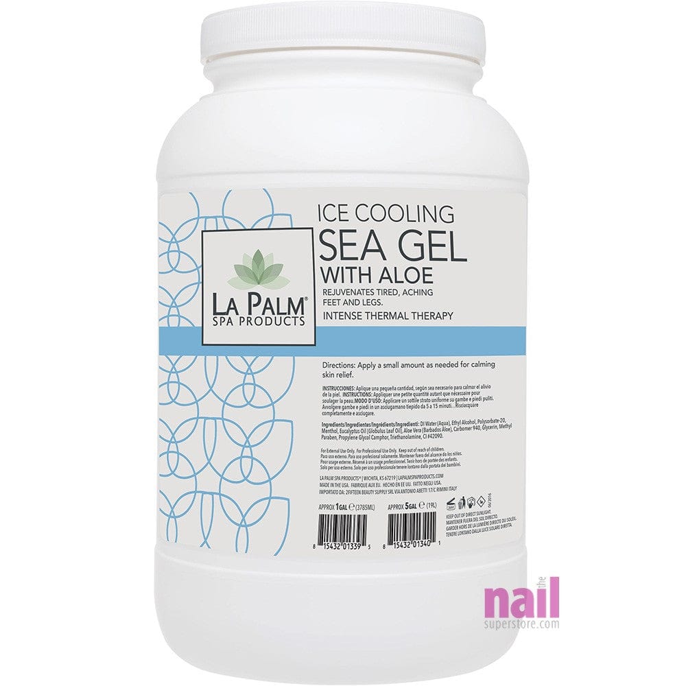 La Palm - Pedicure Ice | Cooling Gel - Gallon 320100 - The Nail Superstore