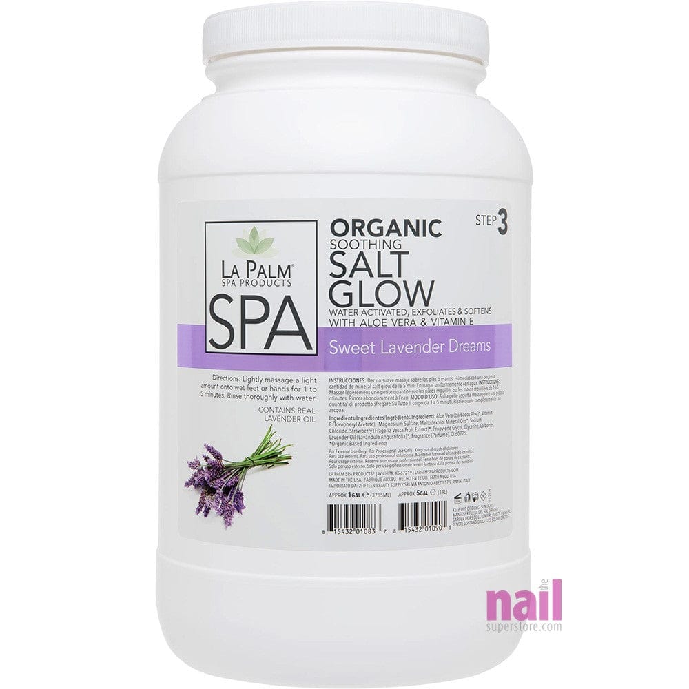 La Palm - Salt Glow | Sweet Lavender Dreams - Gallon 320102 - The Nail Superstore