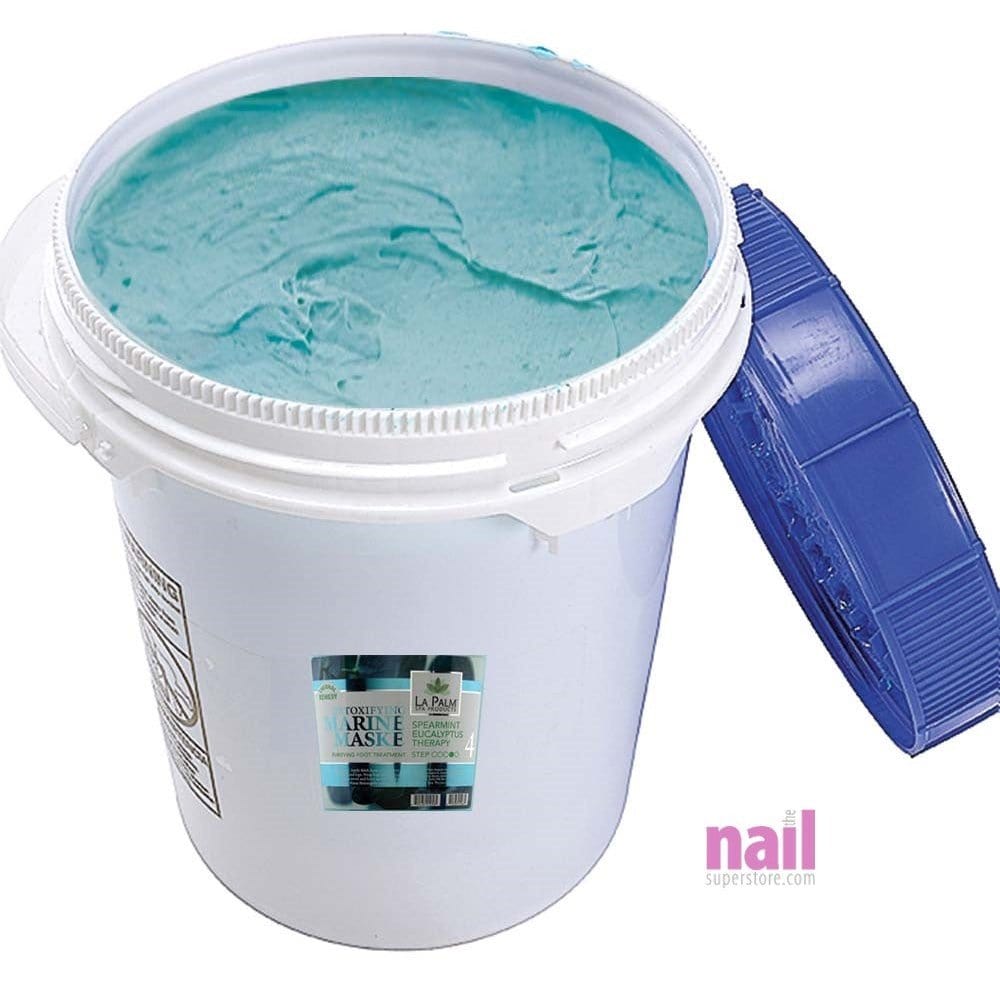 La Palm - Collagen Cream Foot Mask | Spearmint Eucalyptus - Bulk Size - 5 Gallons 320106 - The Nail Superstore