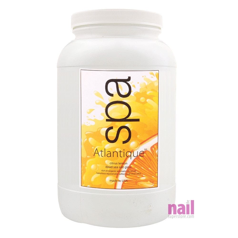 Atlantique Pedicure Spa | Dead Sea Salt Glow - Citrus Orange - Gallon 320117 - The Nail Superstore