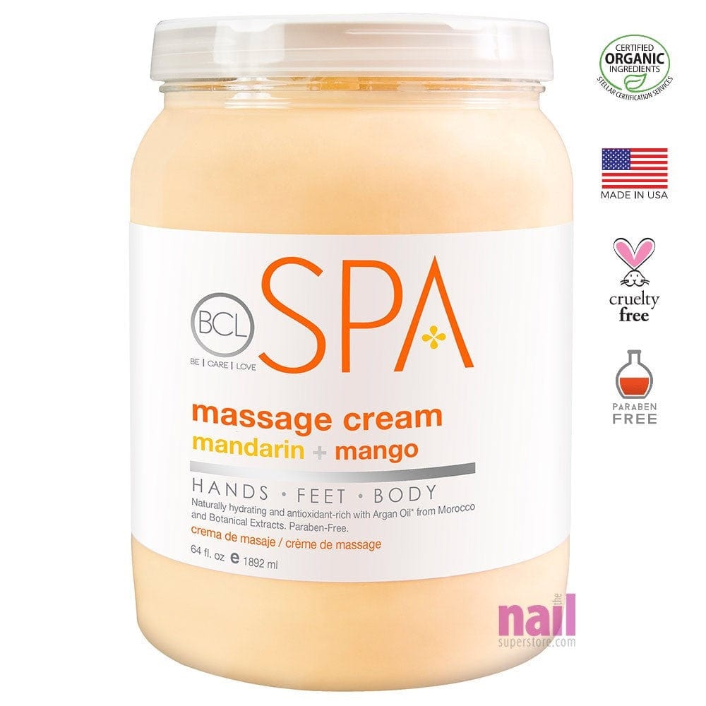 BCL Spa Body & Massage Lotion | Mandarin & Mango - 64 oz 320309 - The Nail Superstore