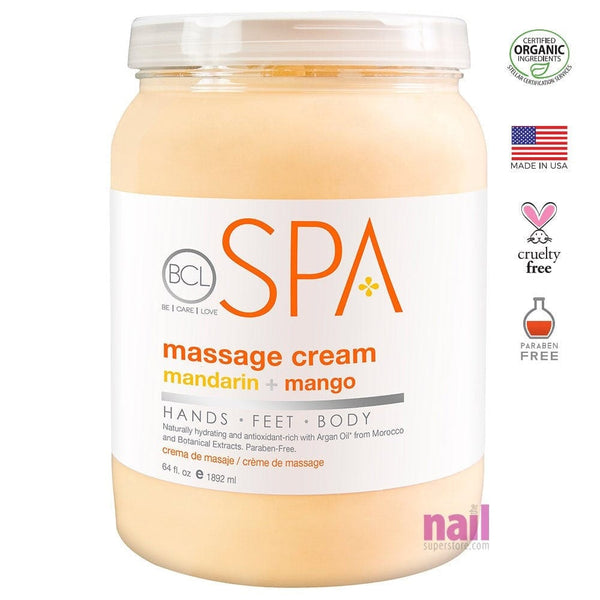 BCL Spa Body & Massage Lotion | Mandarin & Mango - 64 oz 320309 - The Nail Superstore