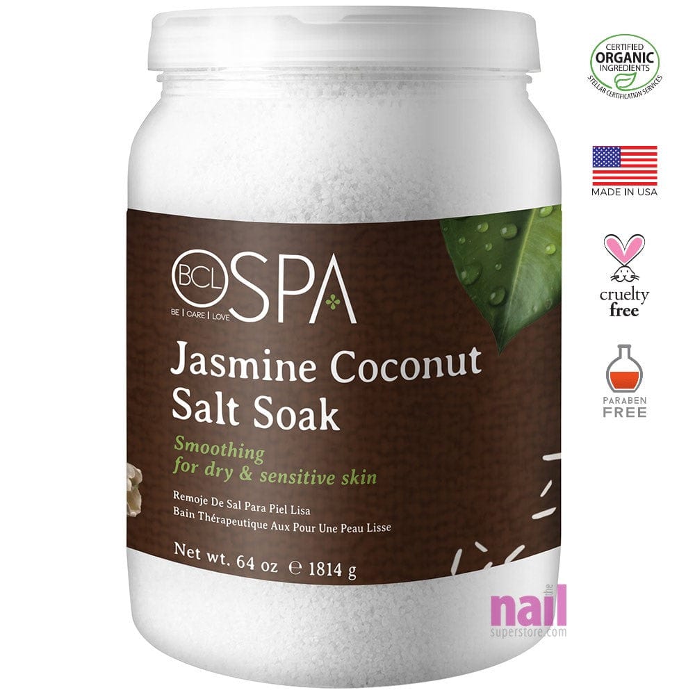 BCL Spa Pedicure Salts | Jasmine & Coconut - 64 oz 320311 - The Nail Superstore