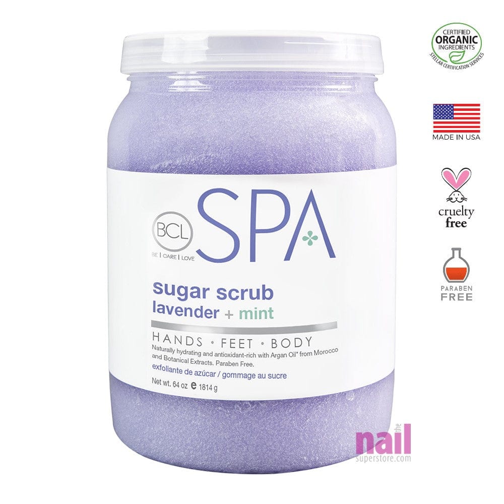 BCL Spa Pedicure Scrub | Lavender & Mint - 64 oz 320317 - The Nail Superstore