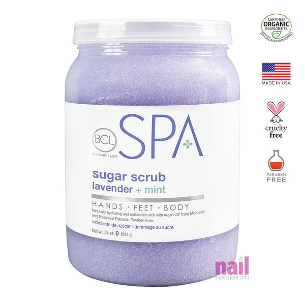 BCL Spa Pedicure Scrub | Lavender & Mint - 64 oz 320317 - The Nail Superstore