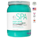 BCL Spa Pedicure Scrub | Tingling Mint & CBD - 64 oz 320322 - The Nail Superstore