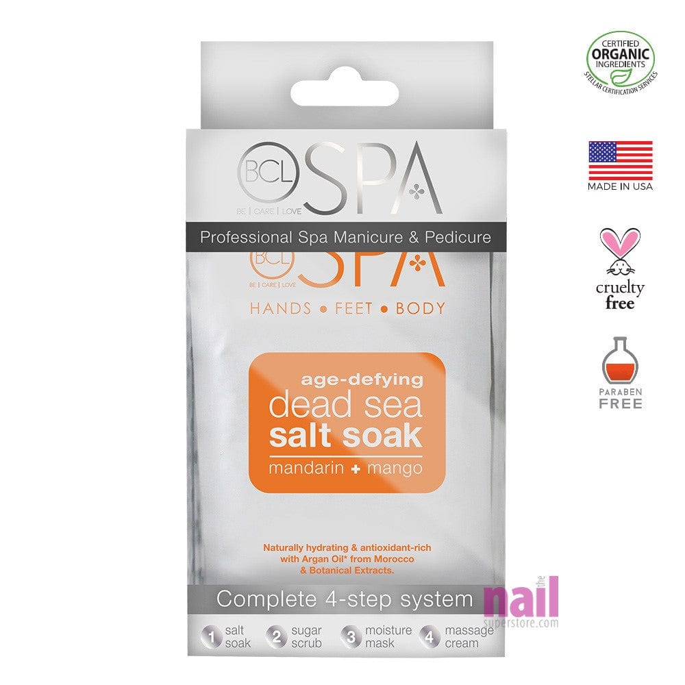 BCL Spa Pedicure Kit 4-in-1 Packets | Mandarin & Mango - Pack 320325 - The Nail Superstore