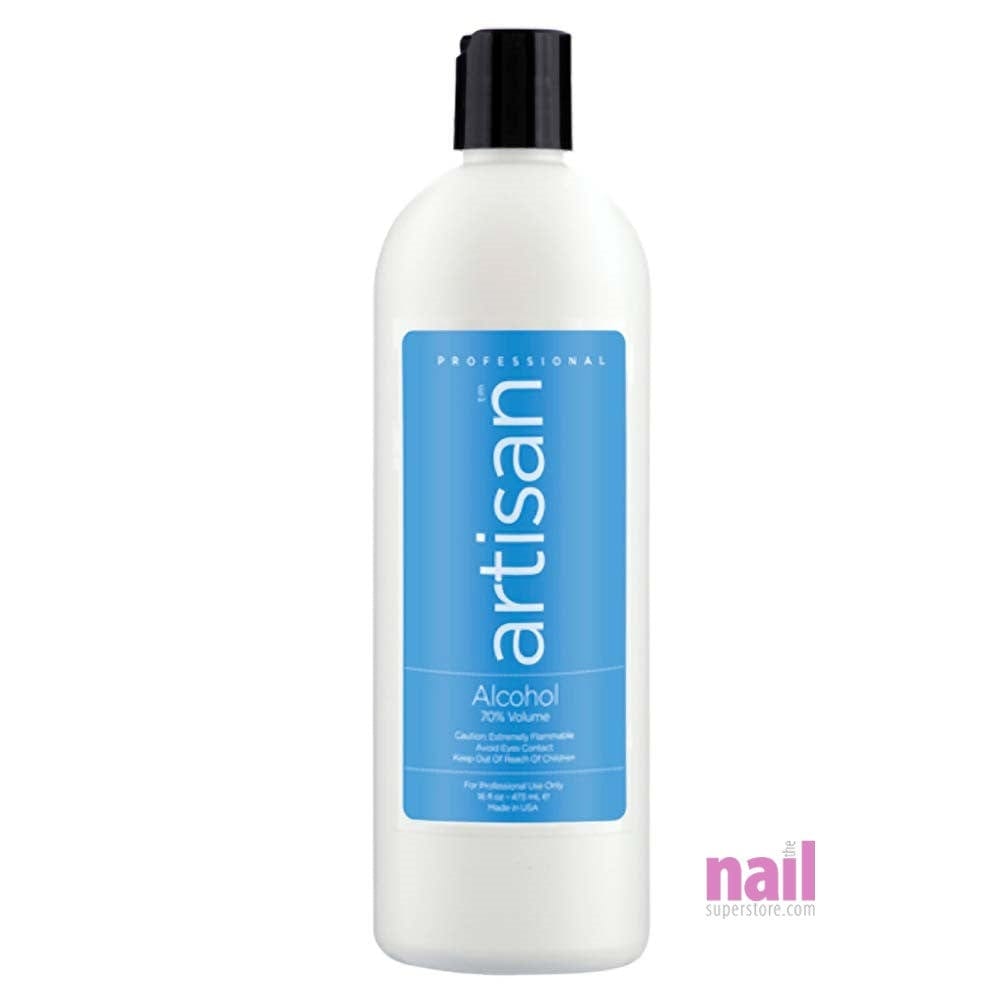 Artisan 70% Volume Alcohol | Effectively Sanitizes Implements - 16 oz 359003 - The Nail Superstore