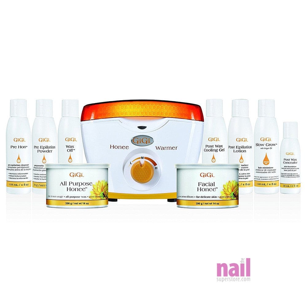 Gigi Professional Waxing Kit | Complete Hair Removal System - Each 360015 - The Nail Superstore