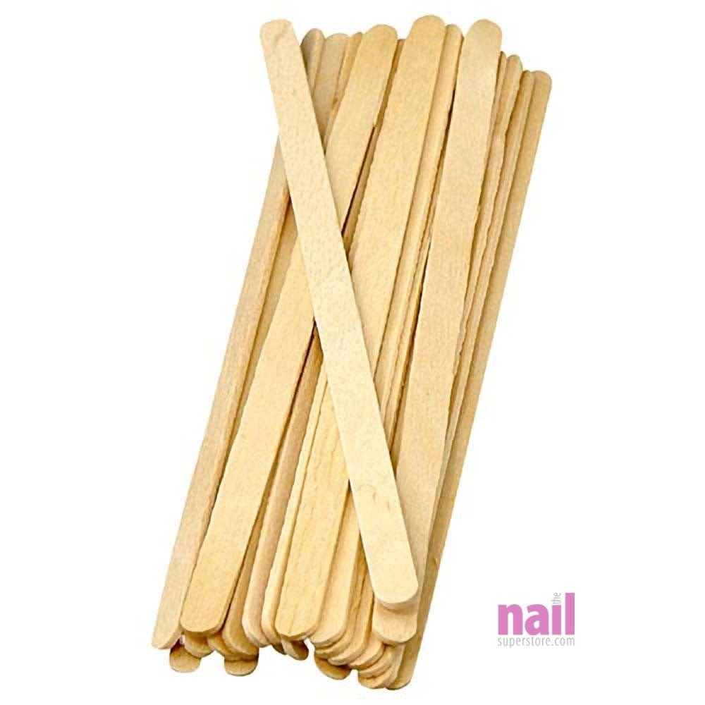 Wooden Petite Wax Spatulas | Wax Applicator for Eyebrow, Bikini - Pack of 100 pcs 360021 - The Nail Superstore