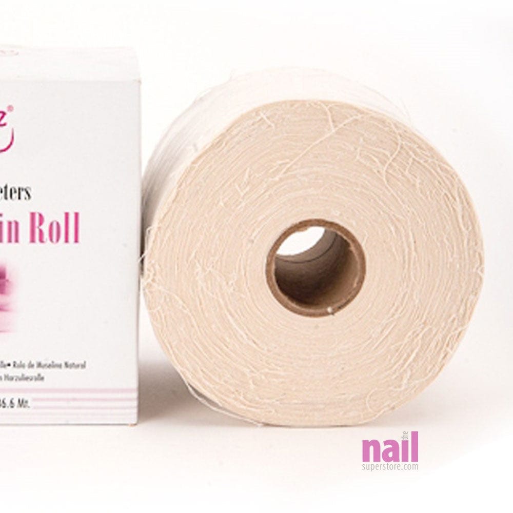 Natural Muslin Waxing Roll | Absorbs Wax Quickly - 40 yards 360024 - The Nail Superstore