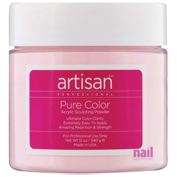 Artisan Acrylic Nail Powder | Superior Adhesion & Strength - Premium Pink - 12 oz