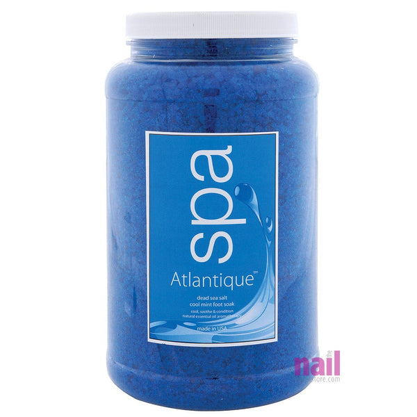 Atlantique Pedicure Spa | Dead Sea Salt Foot Soak - Cool Mint - Pro Size - Gallon