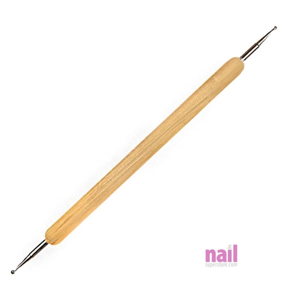 Nail Art Dotting Tool | Wooden Handle - Each