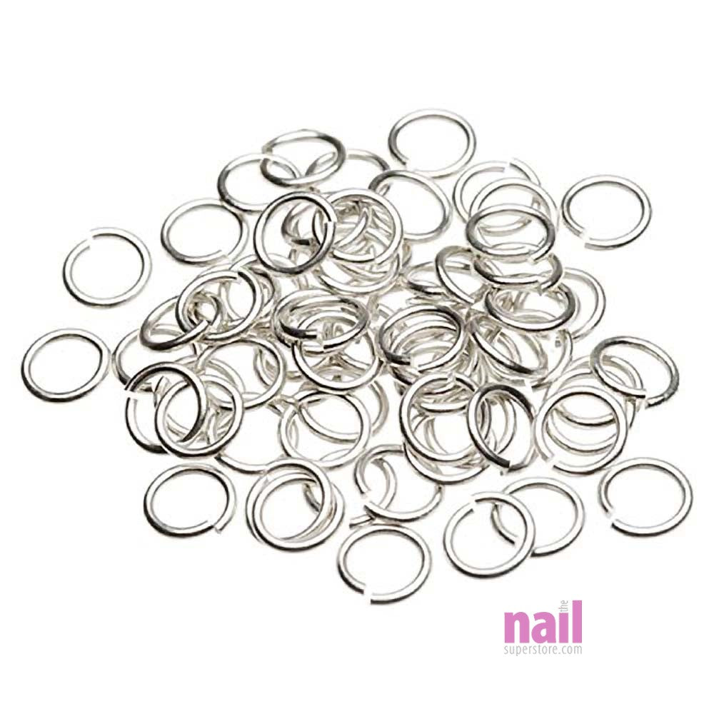 Nail Charm Ring | Silver - 100 pcs