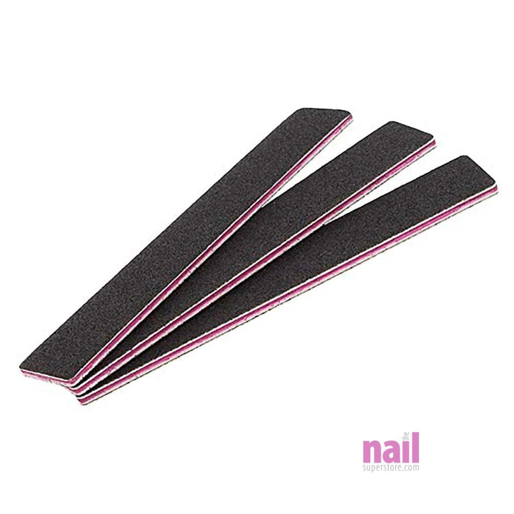 ProMaster Professional Nail File 50 ct | Jumbo Size - Pink Center - 80/80 Grit - Pack 410083 - The Nail Superstore