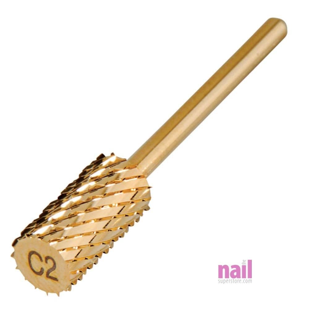 ProTool USA Carbide Nail Drill Bit | 3/32" Shank - X Coarse (C2) - Gold - Each 410098 - The Nail Superstore