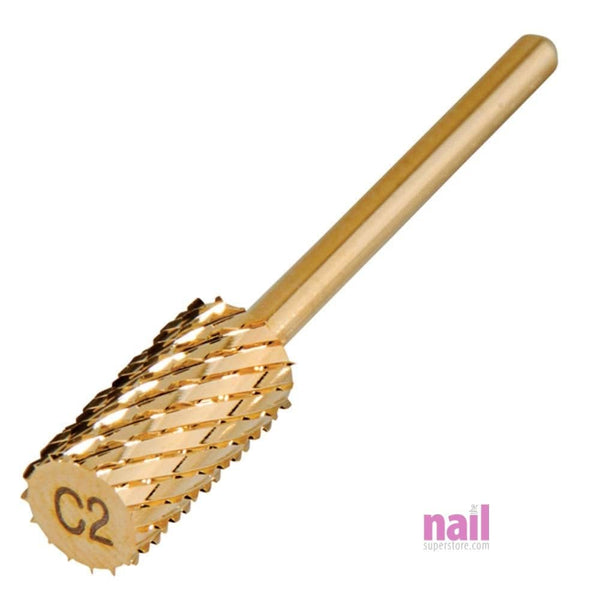ProTool USA Carbide Nail Drill Bit | 3/32" Shank - X Coarse (C2) - Gold - Each 410098 - The Nail Superstore