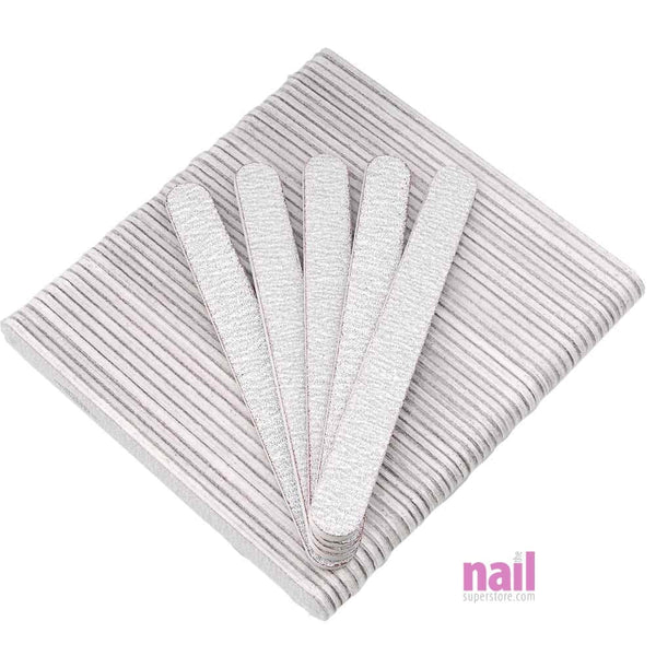 Professional Nail File 50ct | Zebra - 80/80 Grit - 50 pcs 410124 - The Nail Superstore